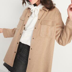 old navy women's Soft-Brushed Utility Shirt Jacket